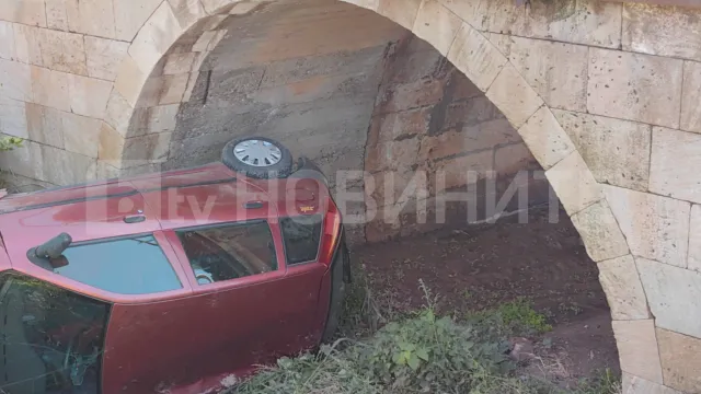 Възрастен шофьор падна от мост край Русе