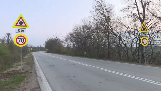 В рамките на няколко часа - промениха ограничението от 60 на 70 км/ч в отсечката, на която загина Сияна