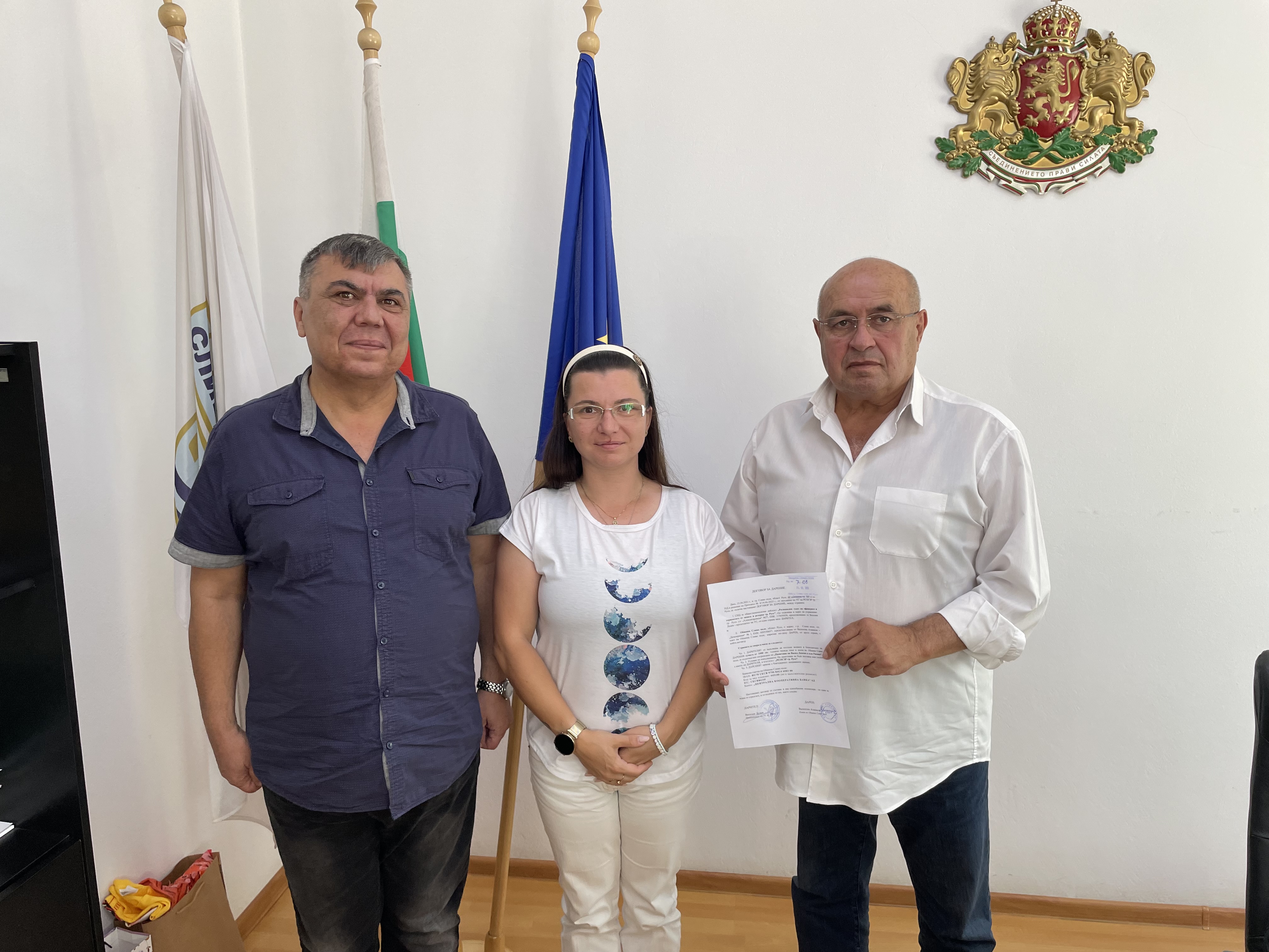 Запасното войнство направи дарение за паметника на Левски в Ряхово